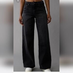 American Eagle Outfitters Black Flare Jeans